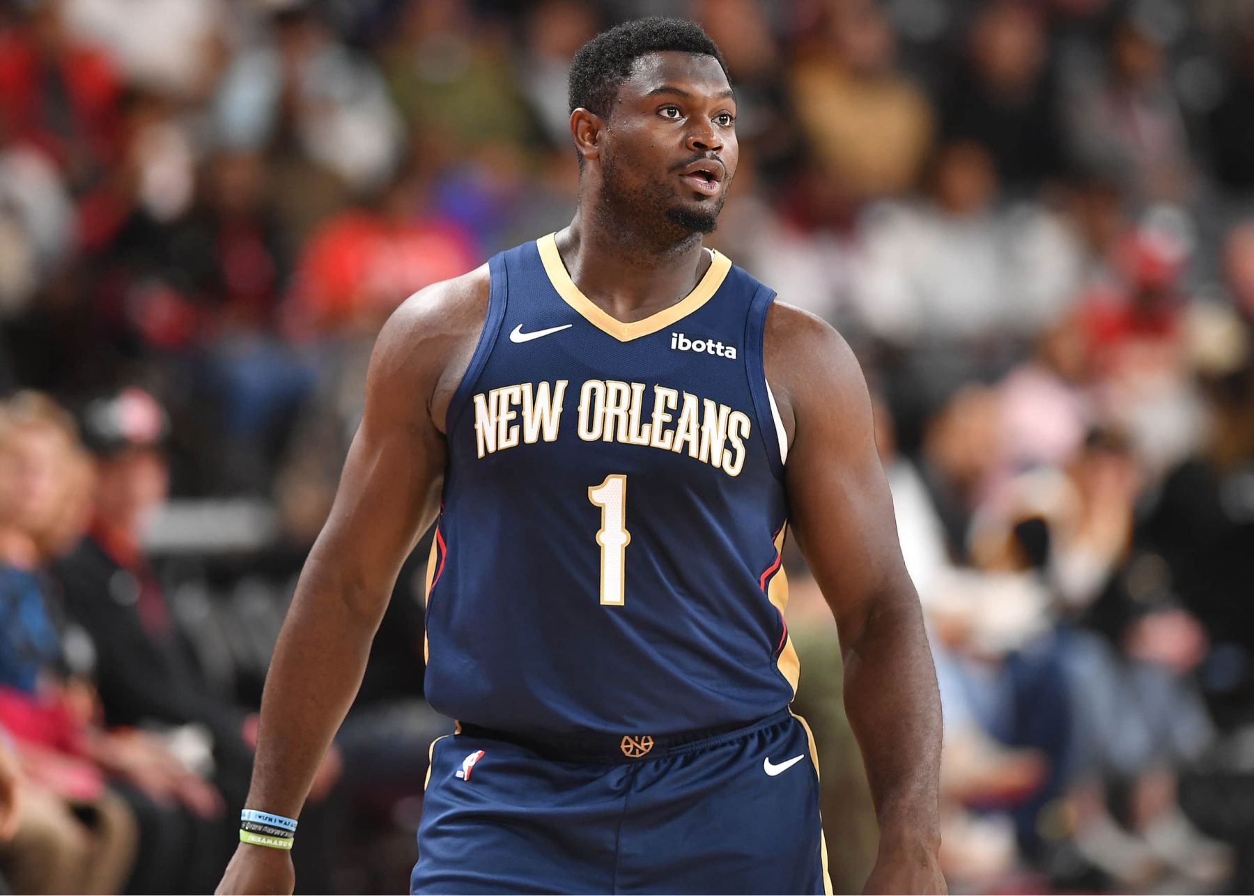 L'attaque est bloquée ! Zion a joué 8 minutes au troisième quart-temps et n'a marqué que 2 points.